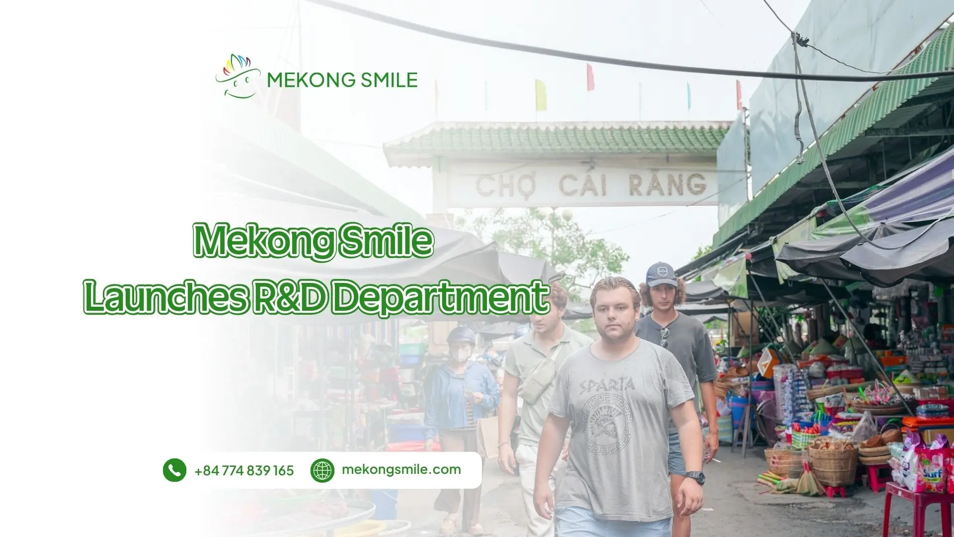 Launch event of the R&D Department by Mekong Smile in Can Tho, introducing new research and development strategies for Mekong tourism