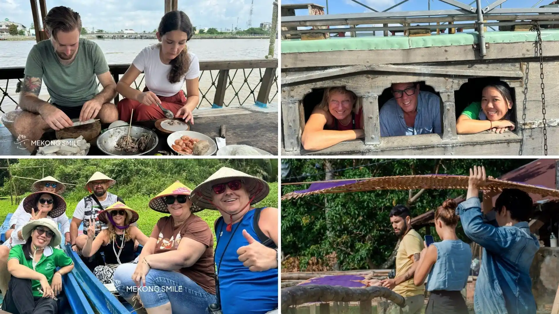 Launch R&D Department: Pioneering Innovation, Elevating Travel Experiences 406 Field research activities of Mekong Smile at a floating market in Can Tho, Mekong Delta, as part of its R&D development strategy