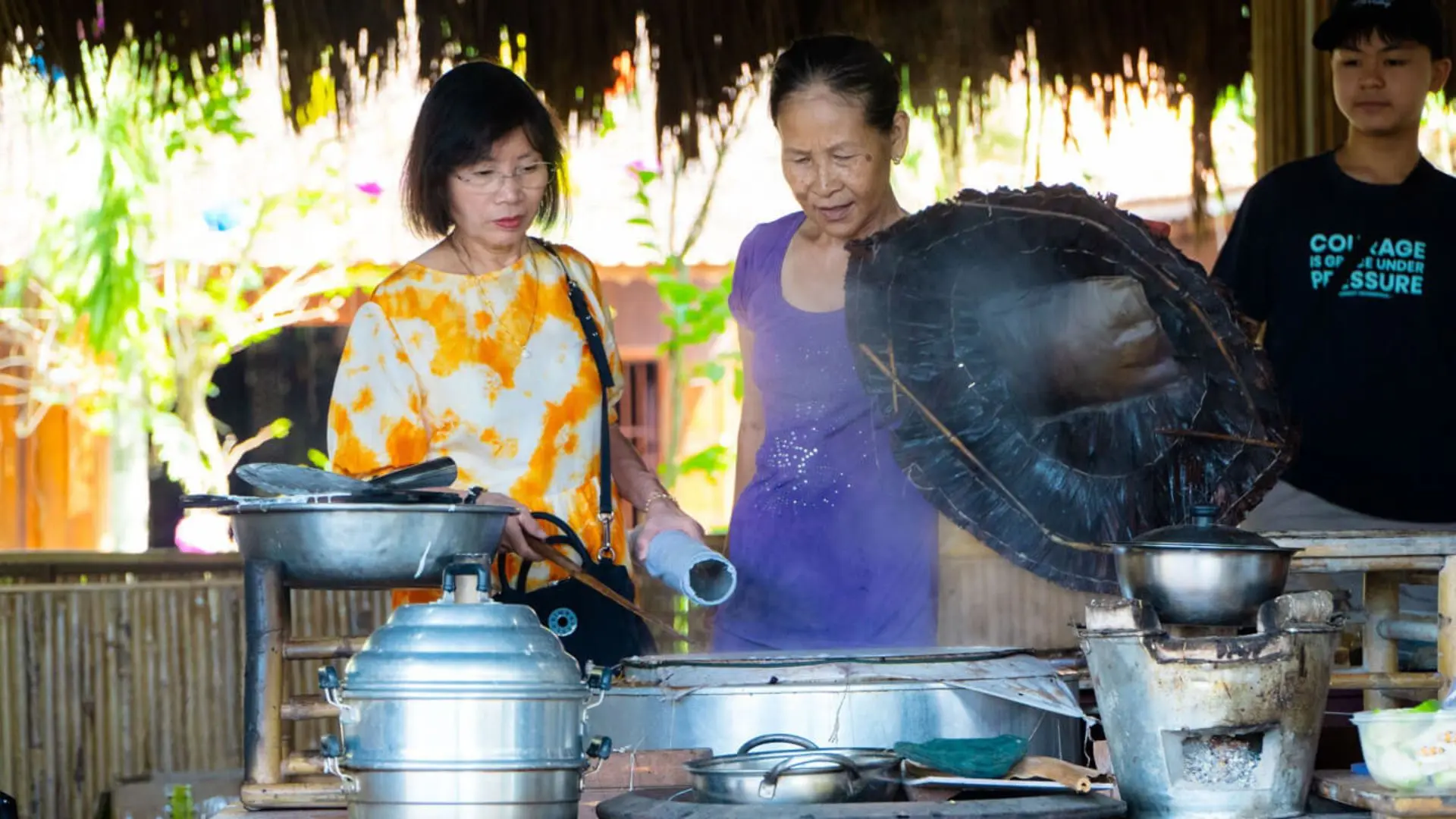 Local cooking activity at My Khanh Tourist Village