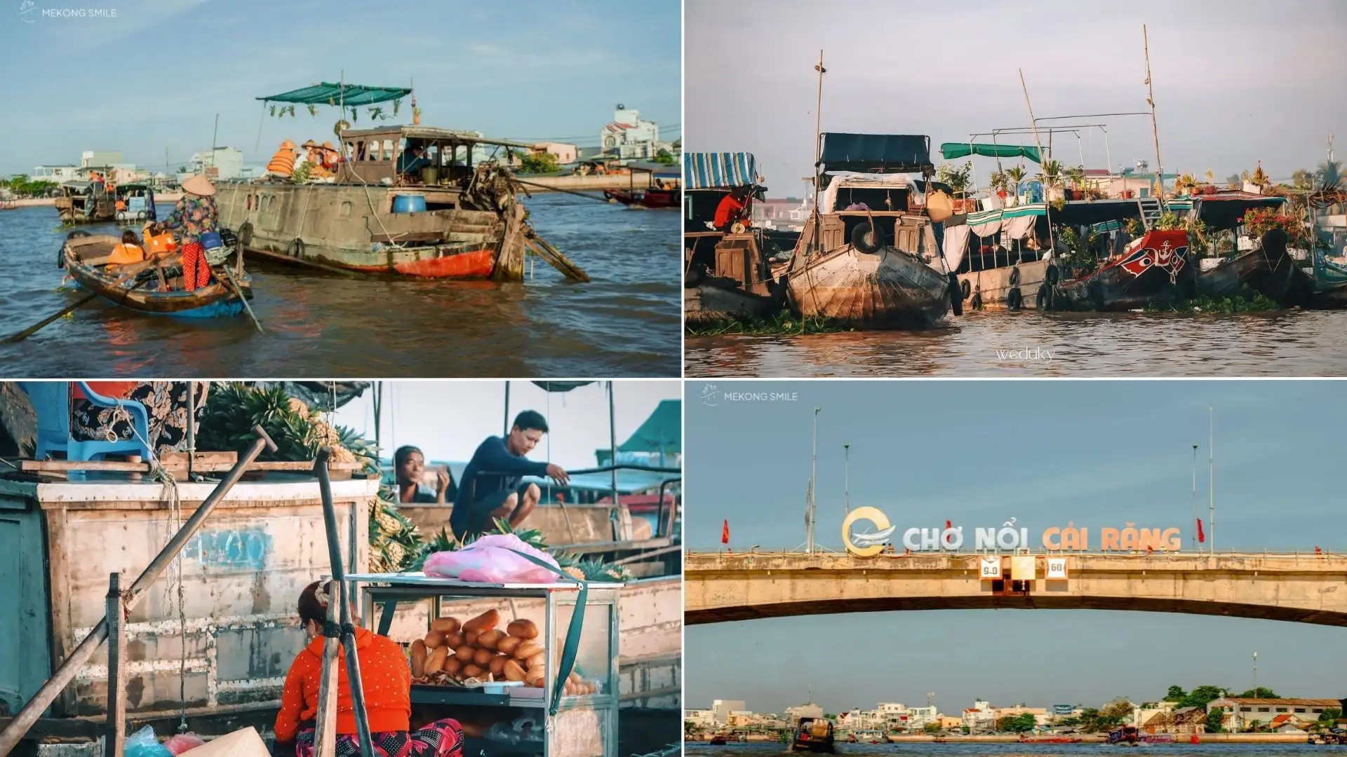 Phung Island (Phoenix Island): Discovering the Mysterious Coconut Religion 143 Typical floating market culture of the region