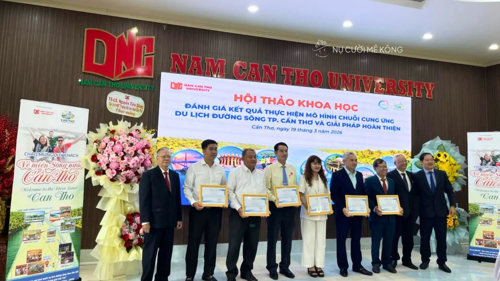 Mekong Smile Honored to Participate in the 2026 River Tourism Seminar 409 Award ceremony for community partners at the Mekong Smile River Tourism Seminar