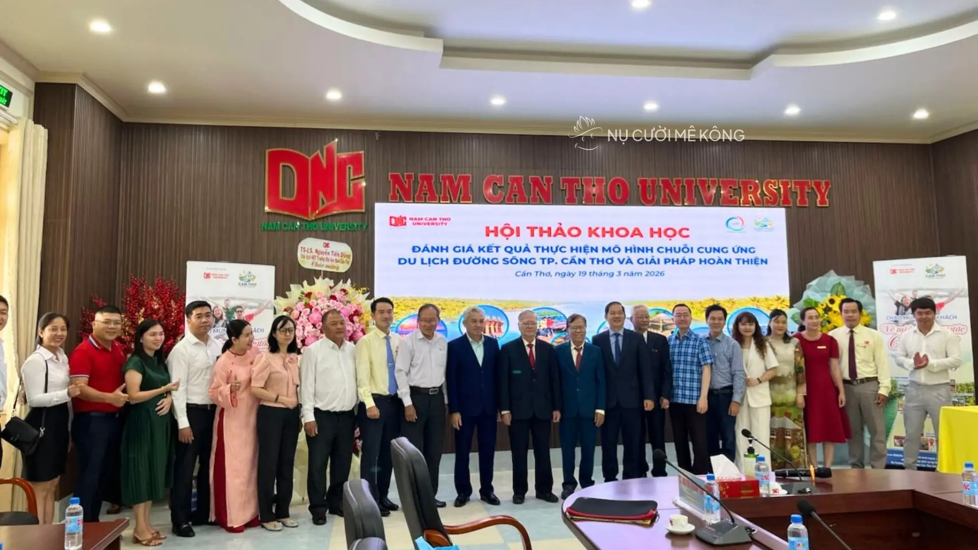 Mekong Smile Honored to Participate in the 2026 River Tourism Seminar 408 Group of stakeholders gathered at the Mekong Smile River Tourism Seminar