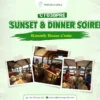 Mekong Smile Sunset & Dinner Soiree Tour featuring river sunset views and fine dining experience in Southern Vietnam