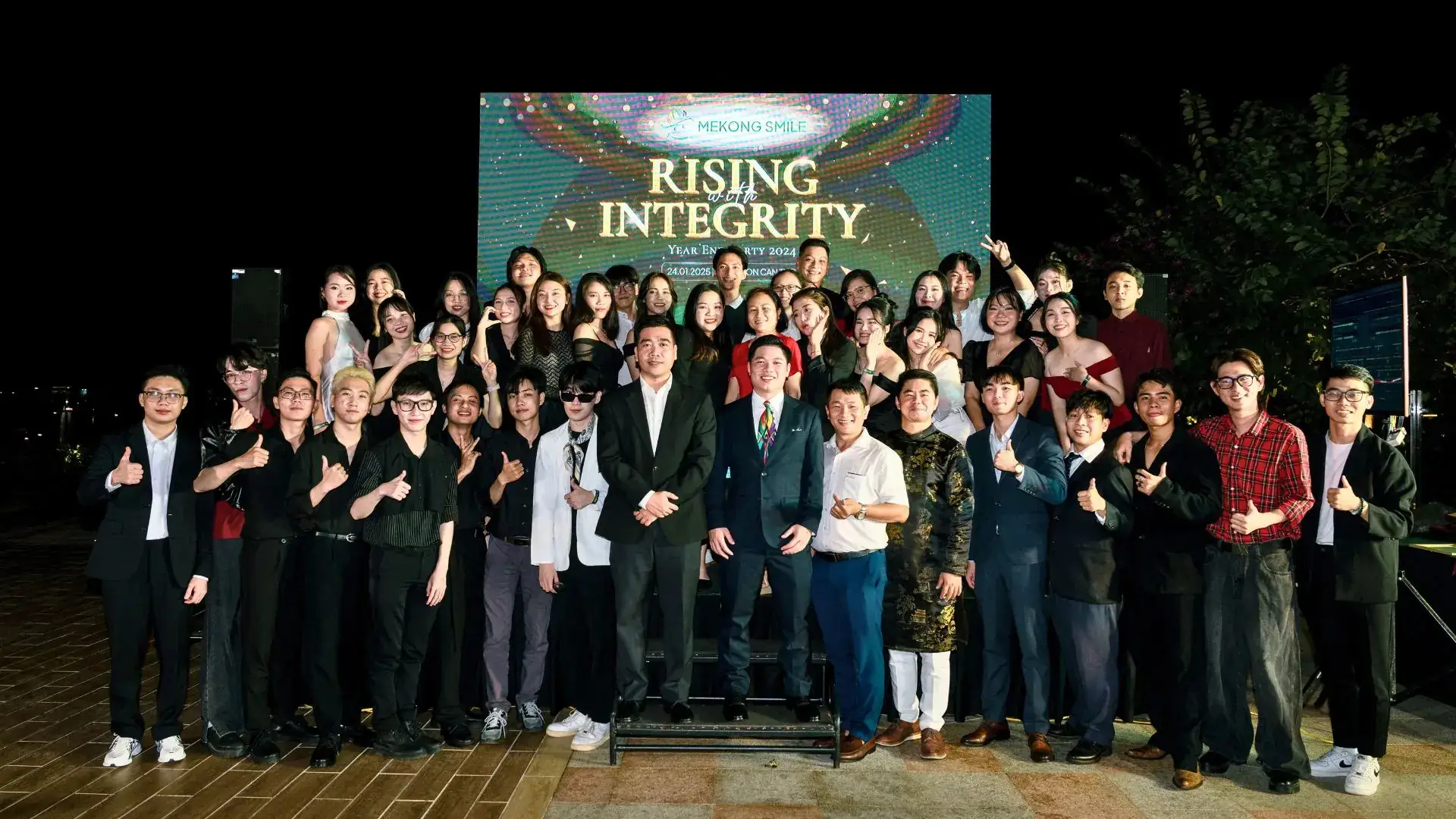 Mekong Smile employees working collaboratively in a supportive and creative environment