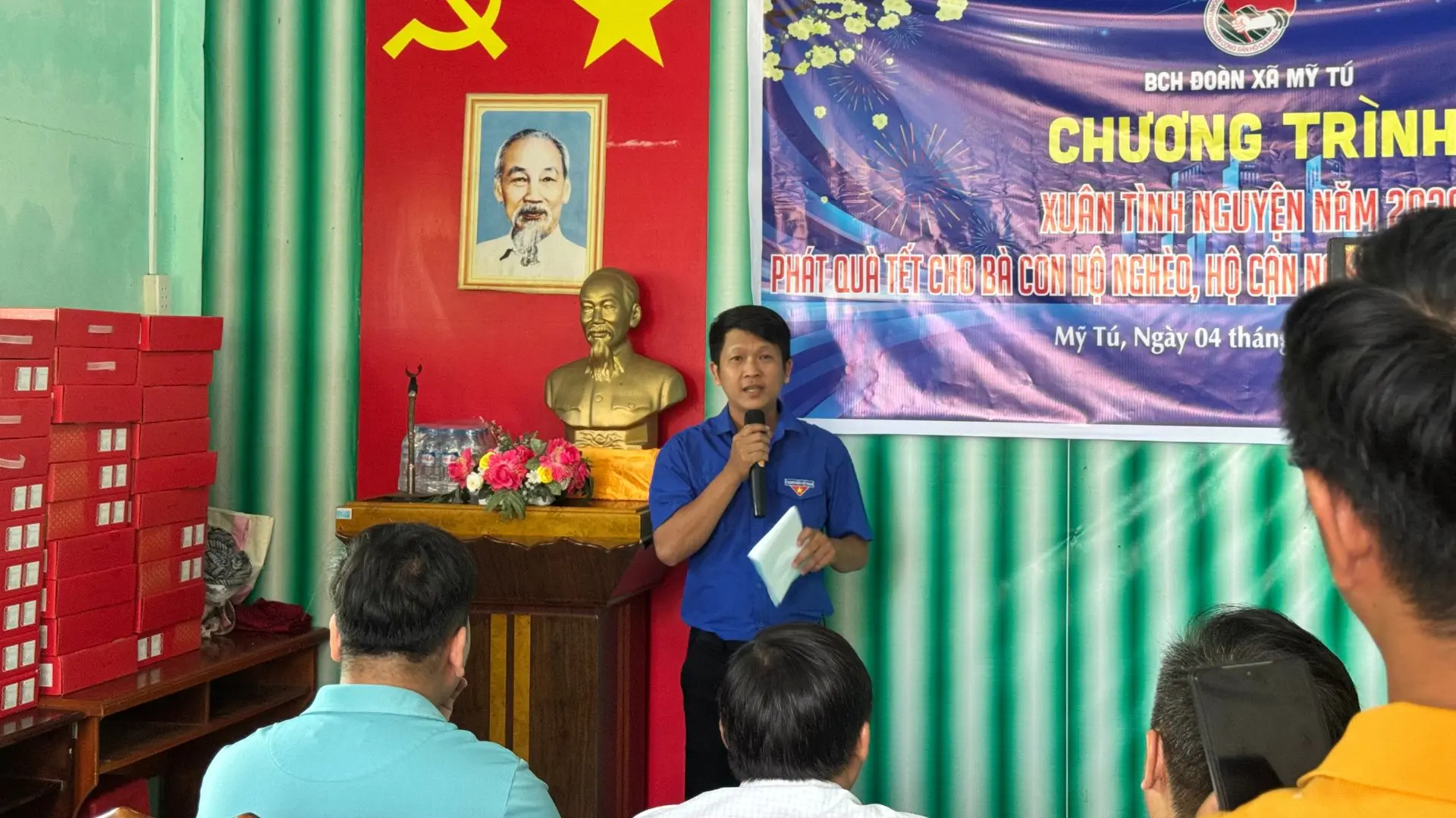 Opening speech at Tet of Love 2026 charity event supporting disadvantaged families in the Mekong Delta