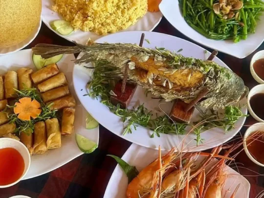 Enjoy riverside lunch on Phoenix Island with Mekong Delta specialties