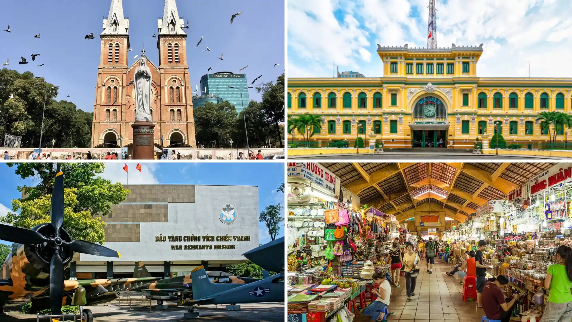 Attractions near Reunification Palace in Ho Chi Minh City