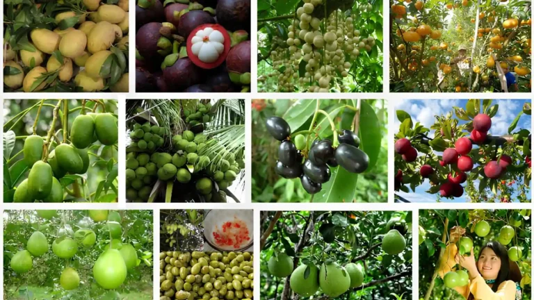Different seasonal fruits grown across the Mekong Delta