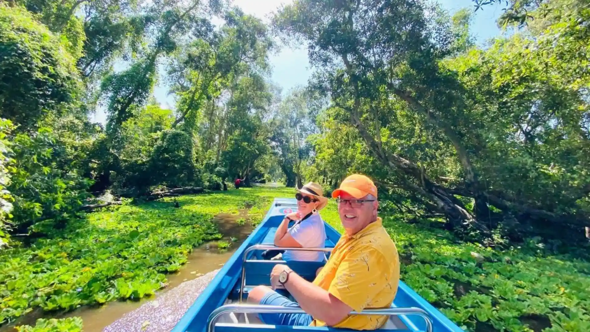 Tra Su Cajuput Forest 2026: Tickets, Boats & When to Visit 41 Visitors traveling by small boat through Tra Su Cajuput Forest