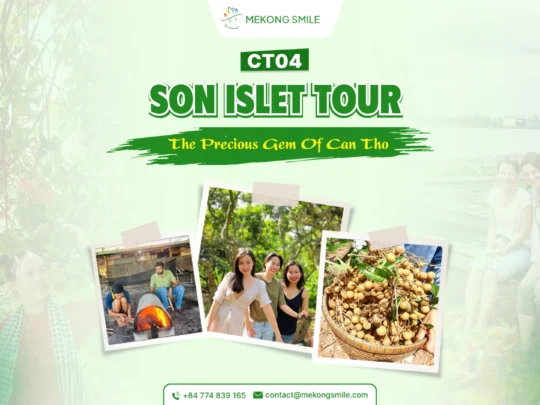 Visitors exploring Son Islet community-based tourism in Can Tho