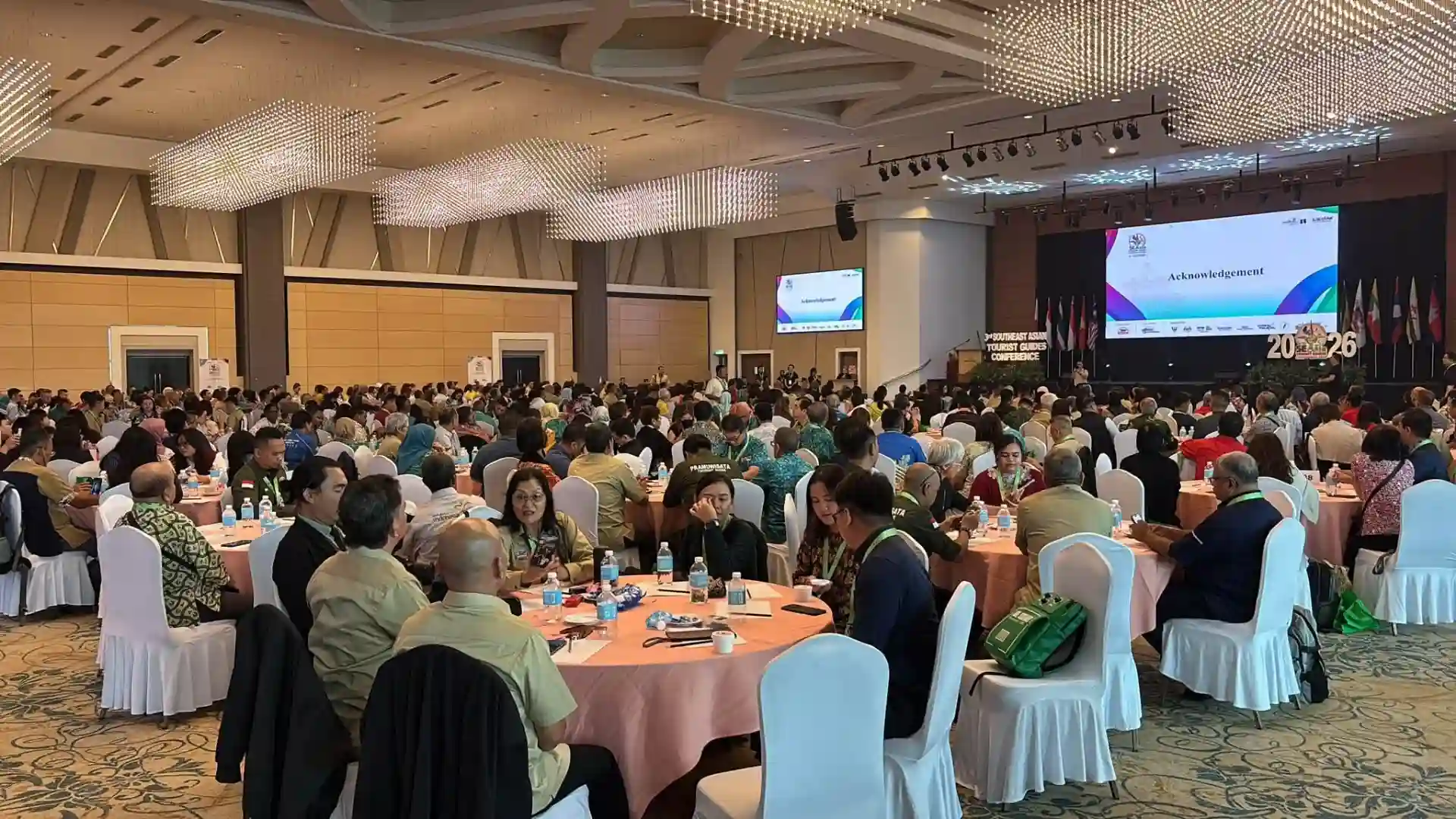 Mekong Smile Joins the 3rd Southeast Asian Tourist Guides Conference 2026 8 Conference hall at Kingwood Hotel in Sibu, Malaysia, during the 3rd Southeast Asian Tourist Guides Conference 2026.
