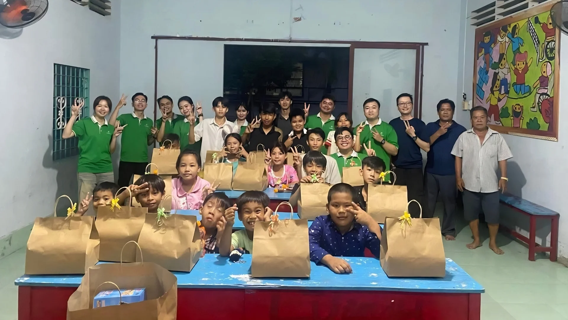 Sowing Smiles team supporting people with disabilities through gift giving