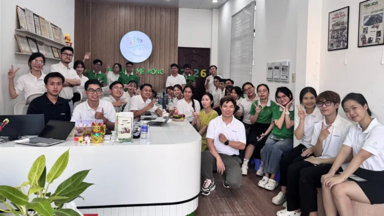 Sowing Smiles company staff participating in charity activities