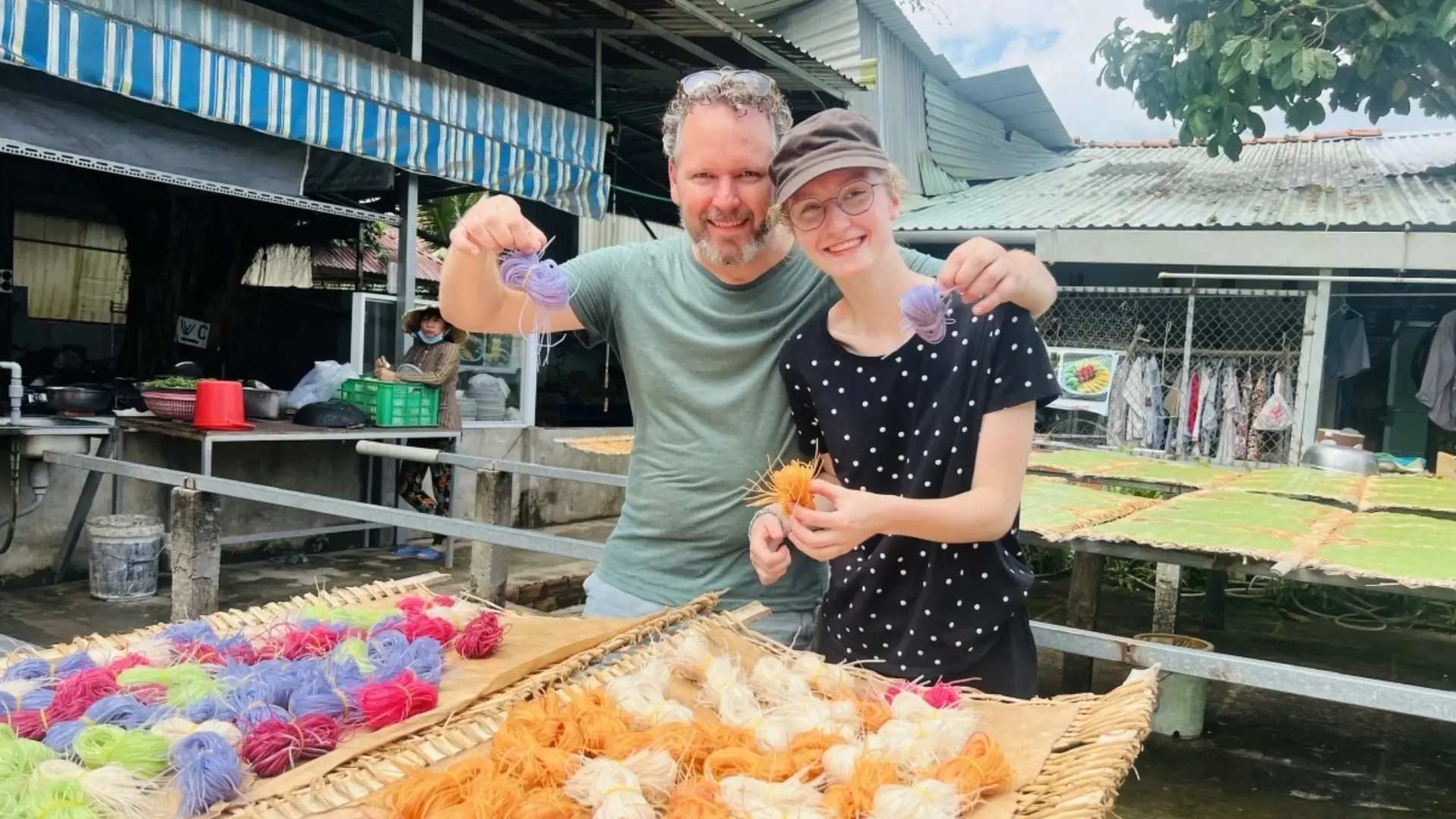 Mekong Smile’s Sustainable Tourism Mission Statement 10 Sustainable Tourism at hu tieu noodle village with traditional production process