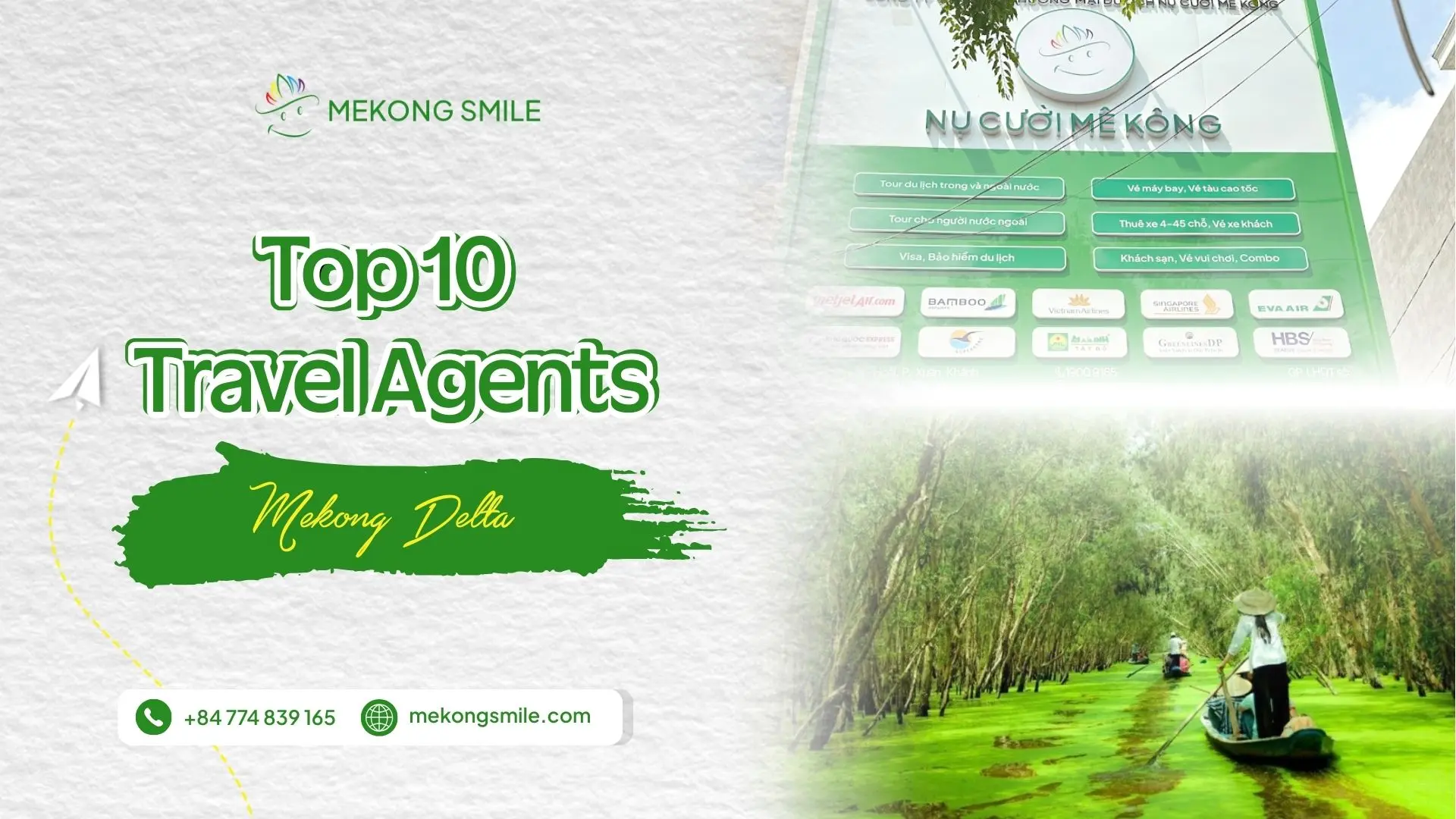 Leading travel agents in the Mekong Delta, highlighting trusted tour operators in southern Vietnam