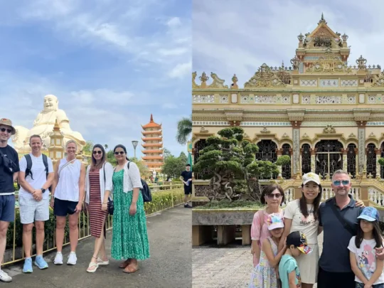 Vinh Trang Pagoda in My Tho – iconic Buddhist temple in the Mekong Delta