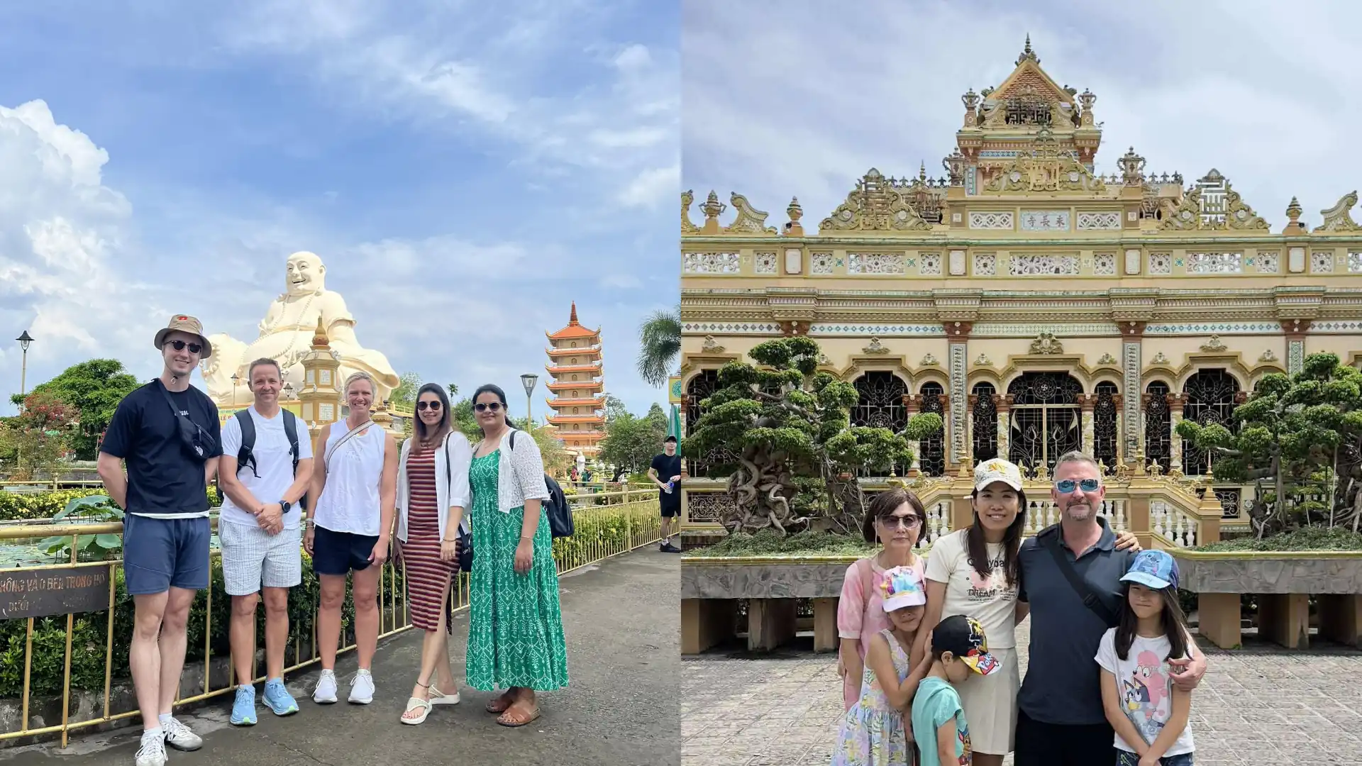 Vinh Trang Pagoda in My Tho – iconic Buddhist temple in the Mekong Delta
